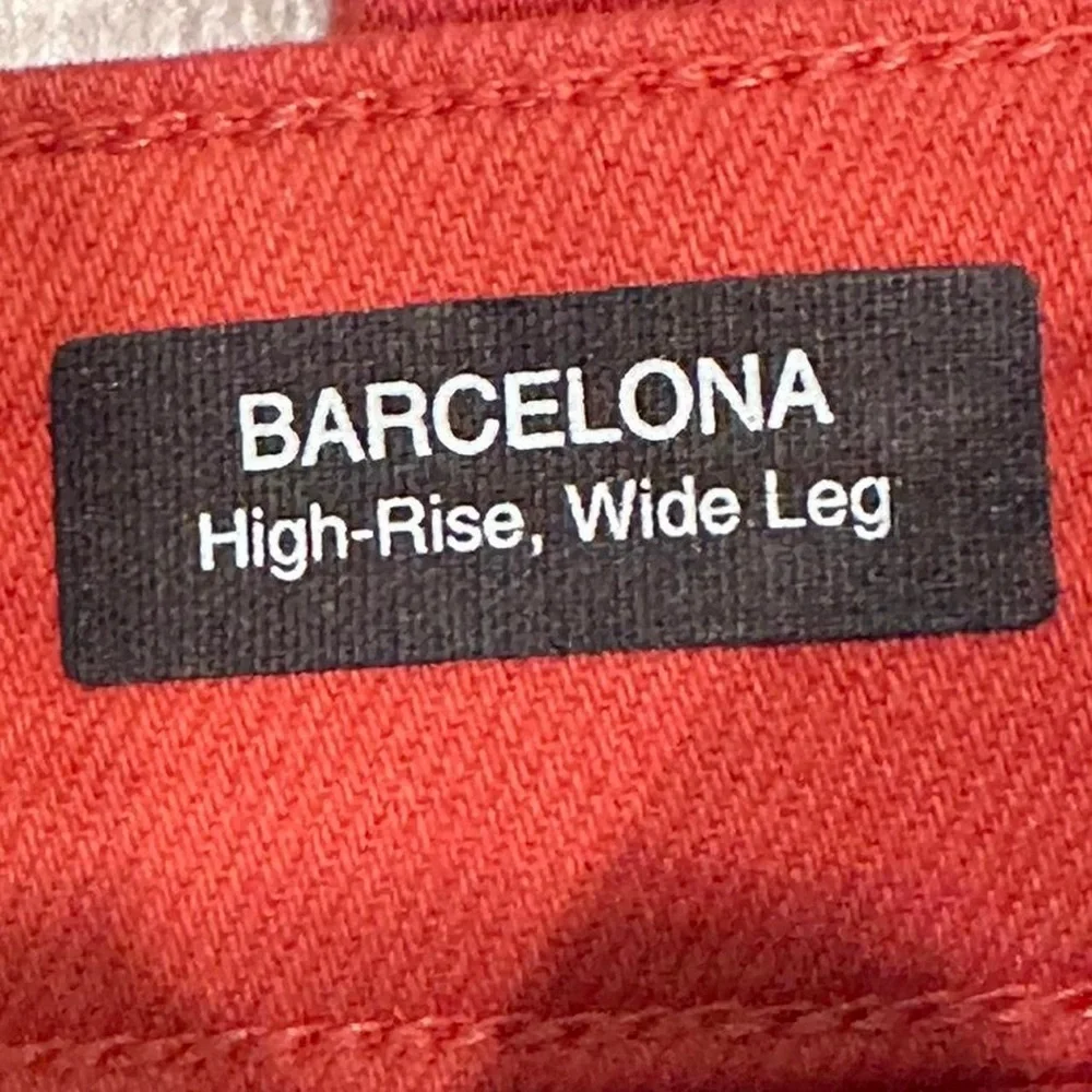 Mavi Women's Orange‎ Barcelona High Rise Wide Leg Jeans Size 25/29